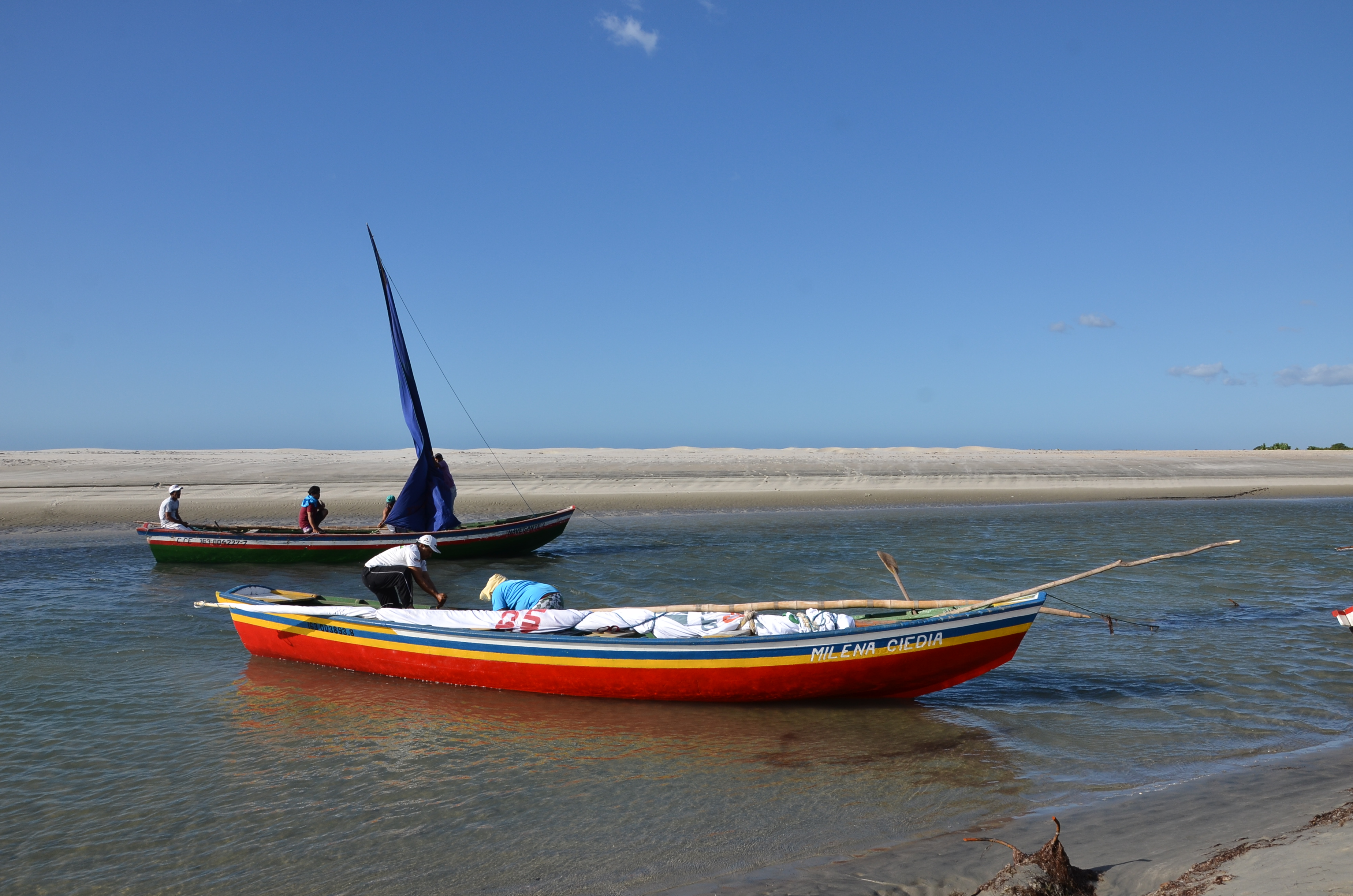 Comunidade de pescadores de Tatajuba, no município de Camocim (CE). Um dos que está localizado próximo da área a ser explorada.