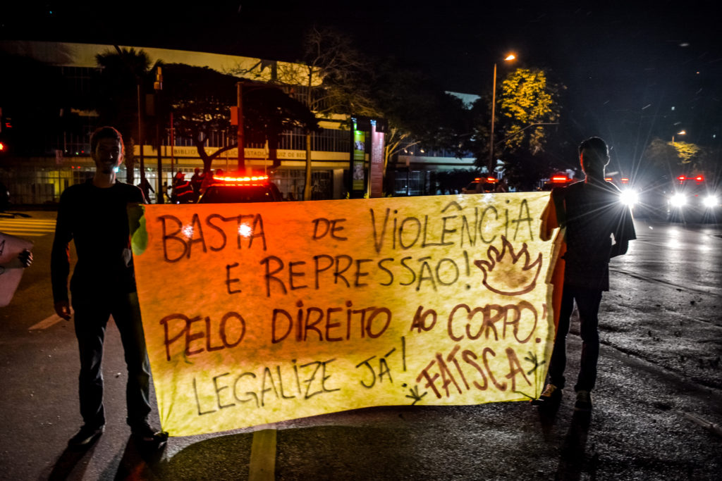 Fotografia na Marcha da Maconha de Belo Horizonte. Por Max Vilela
