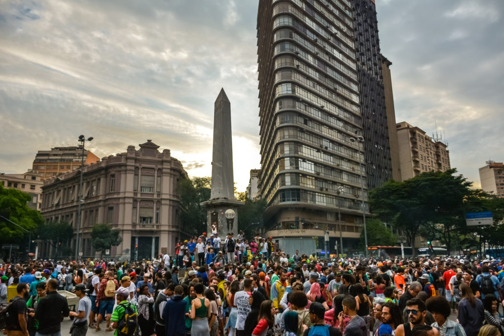 Fotografia na Marcha da Maconha de Belo Horizonte. Por Max Vilela