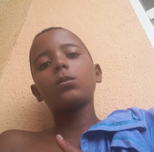 O menino Miguel Gustavo Lucena de Souza, de 12 anos: sonhador e bom aluno