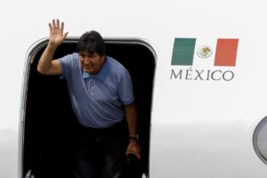 Evo Morales chega são e salvo ao México