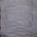 Carta que denúncia irregularidades na Penitenciária de Mairinque