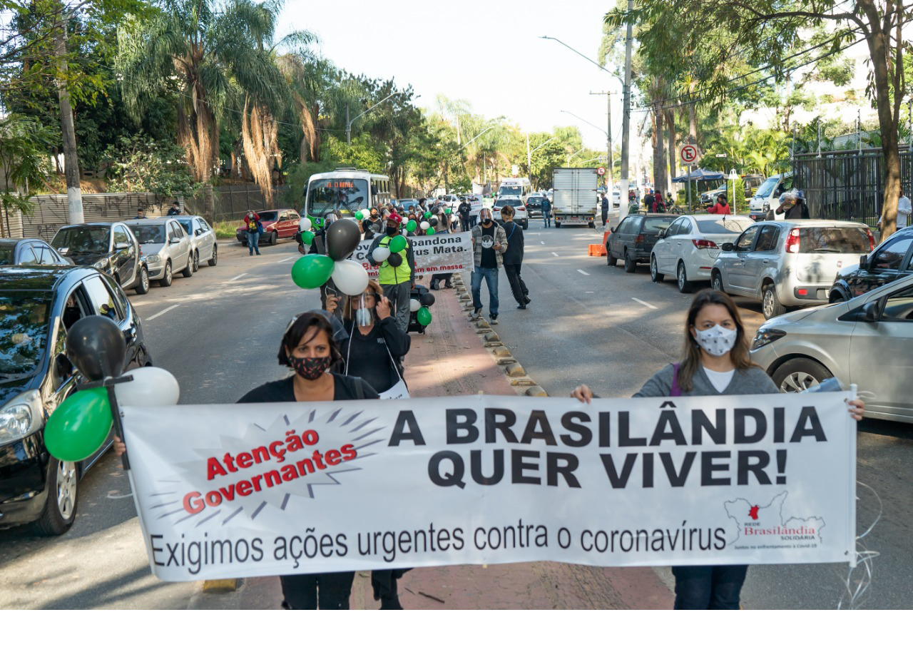 Protesto na Brasilândia pede Plano emergencial de saúde