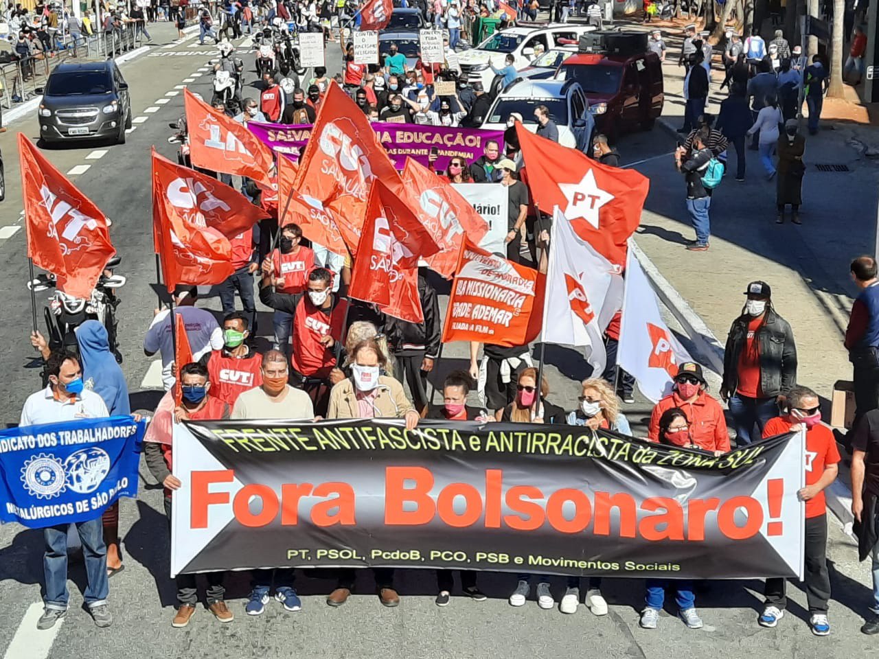 Fora Bolsonaro em Santo Amaro