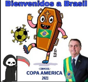 Cloroquito: símbolo de da insensatez bolsonarista na Copa América
