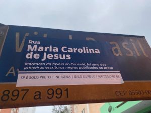 Alteração simbólica para Rua Maria Carolina de Jesus