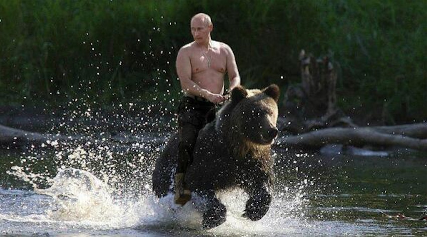 Isso é uma fotomontagem! Chamar Putin de louco, gângster, psicopata, assassino etc. é perder de vista a complexidade do conflito