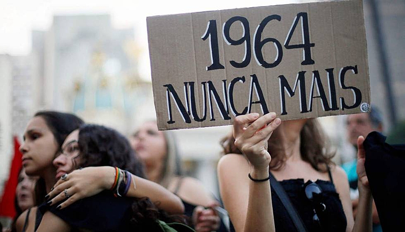964 Nunca Mais foto: reprodução/Daniel Ramalho / AFP