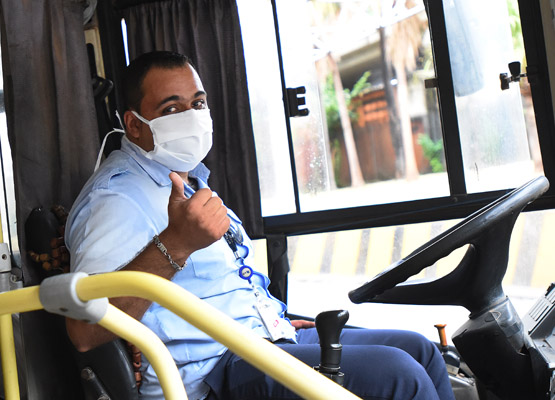 Não é mais obrigatório o uso de máscara no transporte foto: divulgação/ Carlos Bassan