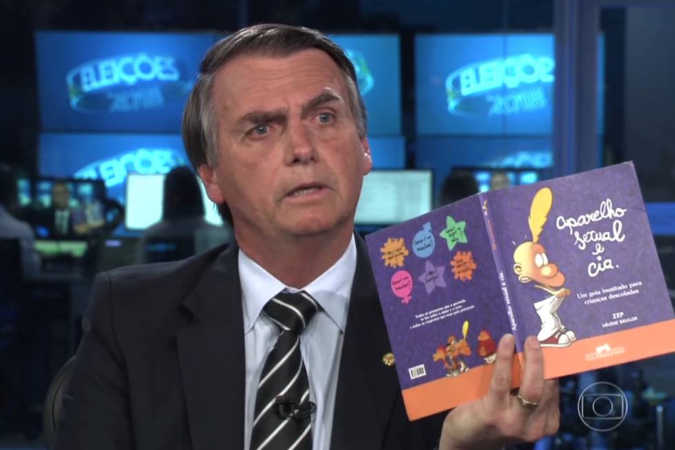 Bolsonaro hoje é contra, mas já defendeu a educação sexual