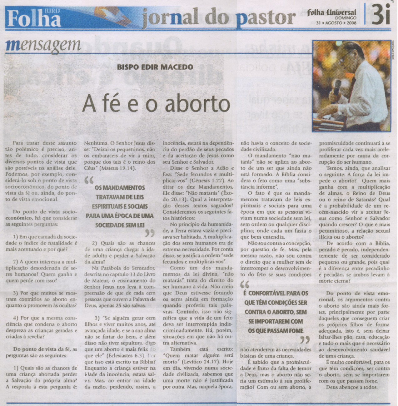 Jornal espanhol critica evento de Edir Macedo em Madrid: 'Pastor de  Bolsonaro que vende bíblia a 50 euros' – CartaExpressa – CartaCapital