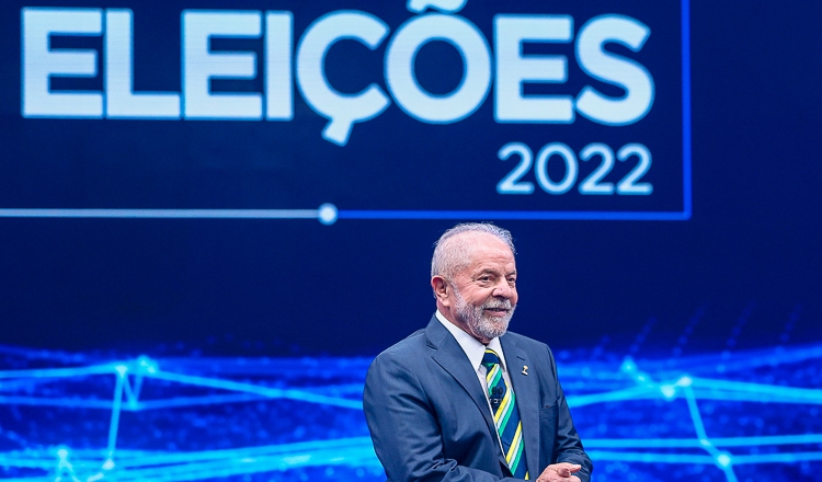 Lula no debate na Bandeirantes [Imagem: Reprodução/Ricardo Stuckert]