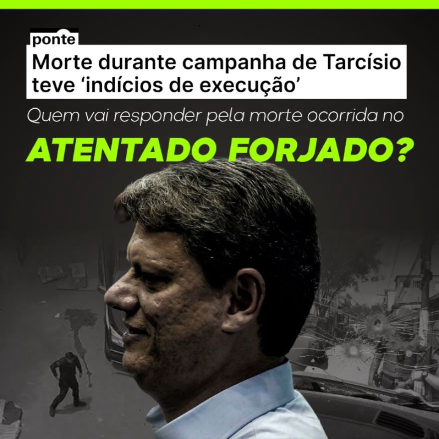 Bolsonarista edita Wikipédia de Tarcísio para validar tese de atentado