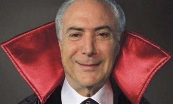 Michel Temer, o vampiro traidor só podia mesmo se aliar a Bolsonaroresidencial