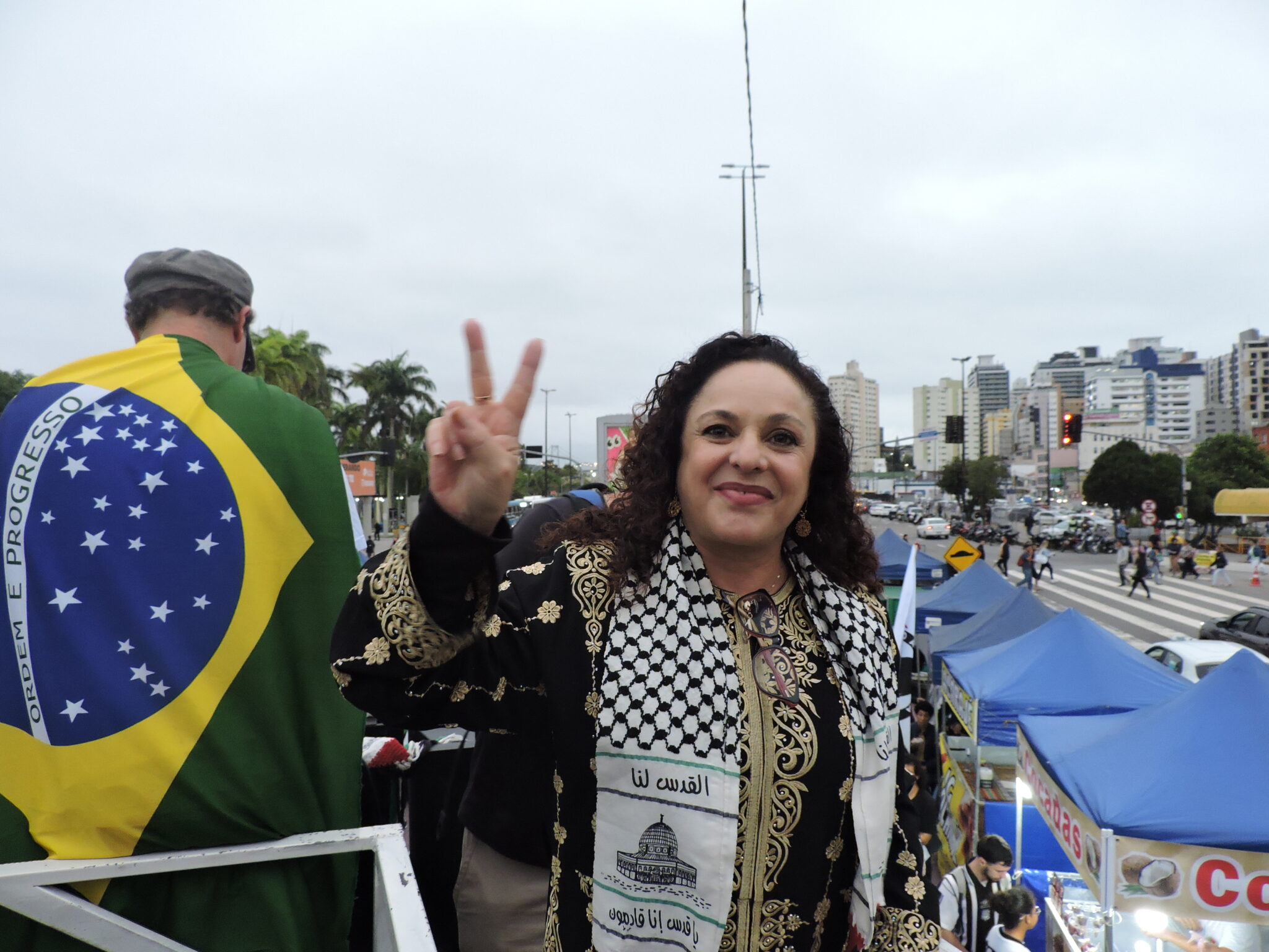 Shahla Othman, do Comitê de Brasileiros em Defesa do Povo Palestino